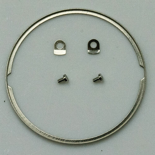 WATCH DIAL RING & CASE SCREWS CLAMPS ETA 2824 2836 TY2130 MOVEMENT SPACER STEEL