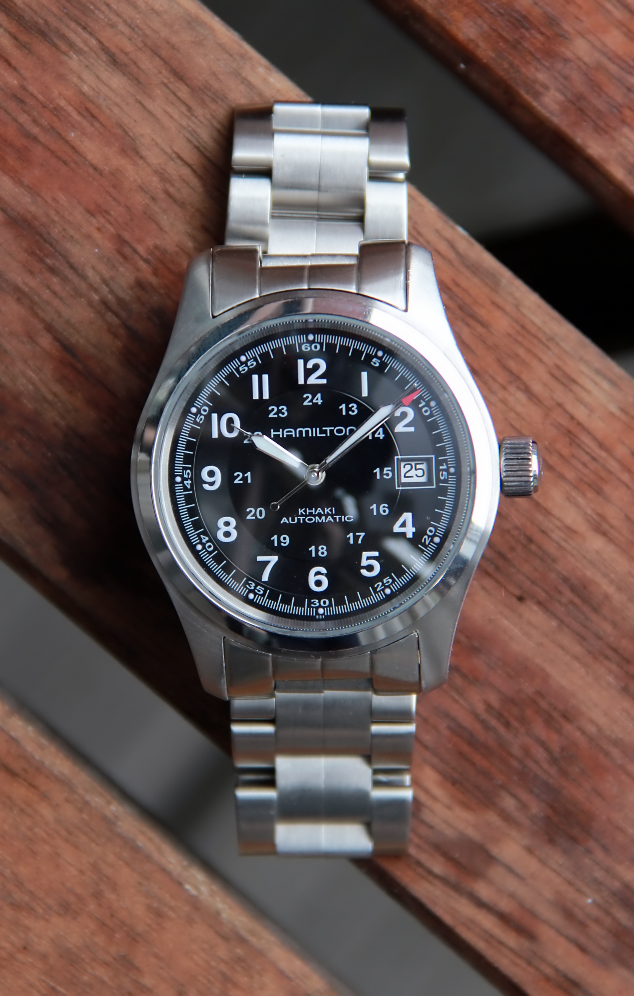 VERKOCHT: Hamilton Khaki Field Automatic (met een handicap ...