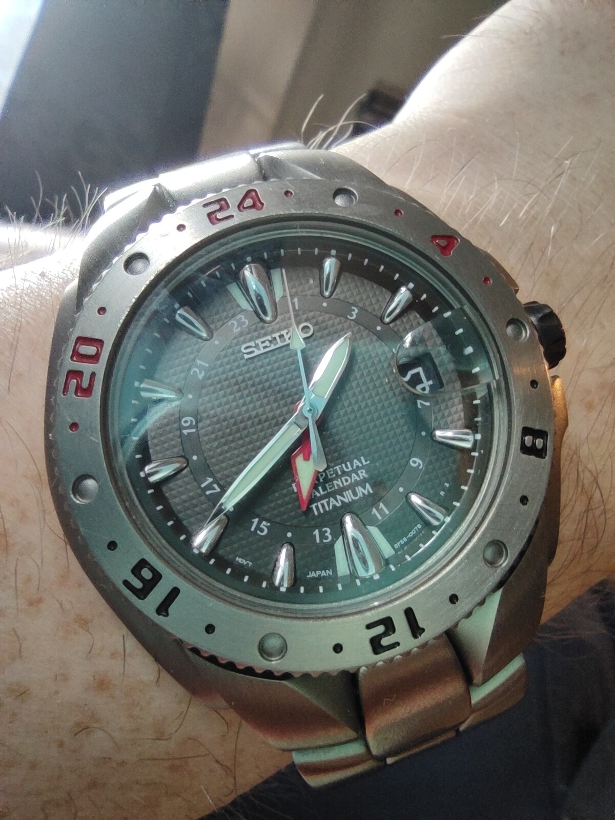 NA: Seiko Titanium GMT Perpetual 8F56-0080 - Algemene Horlogepraat