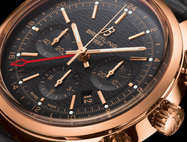 Breitling Transocean-Chronograph-gmt-dial