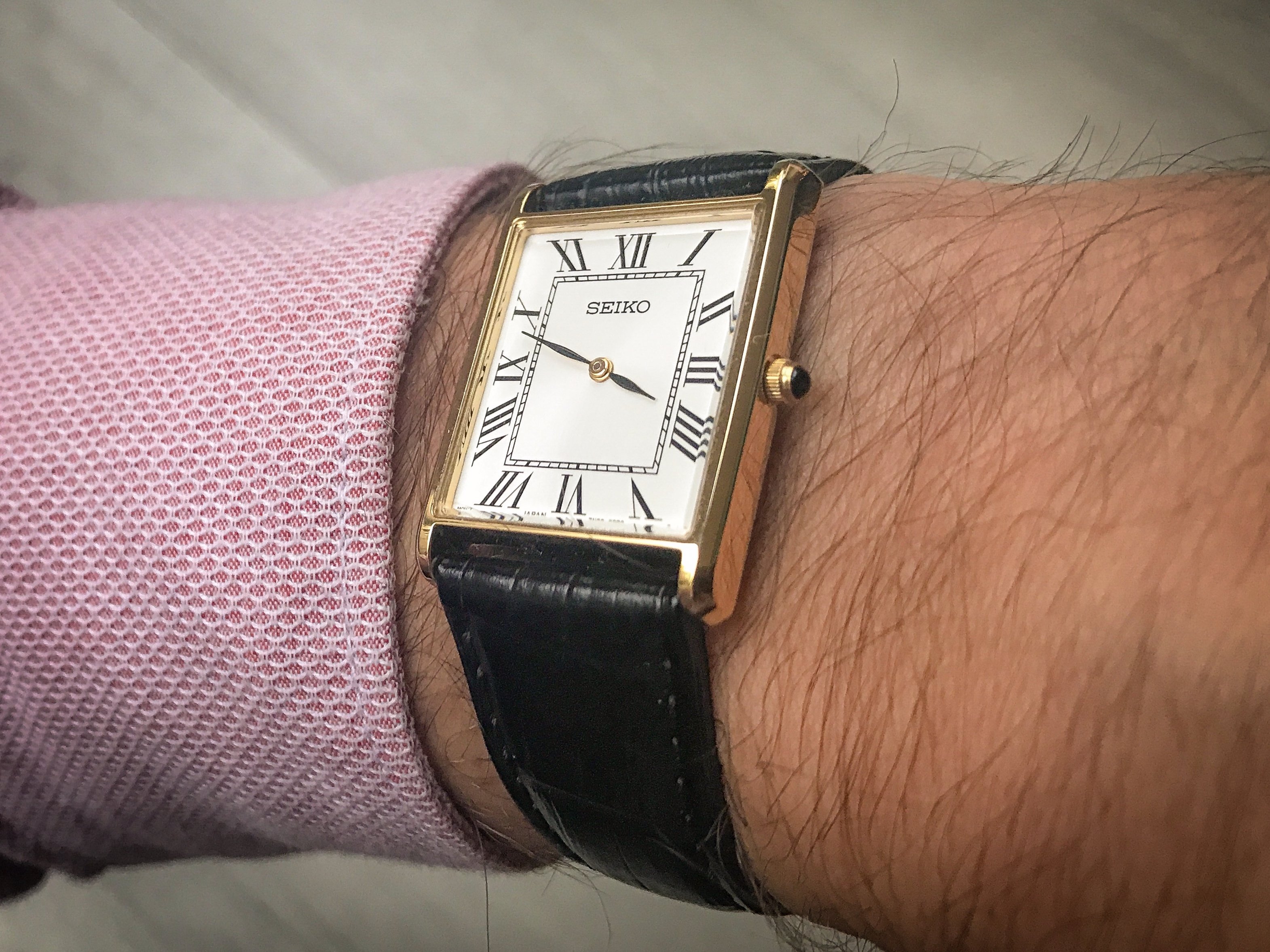 Seiko hotsell cartier tank