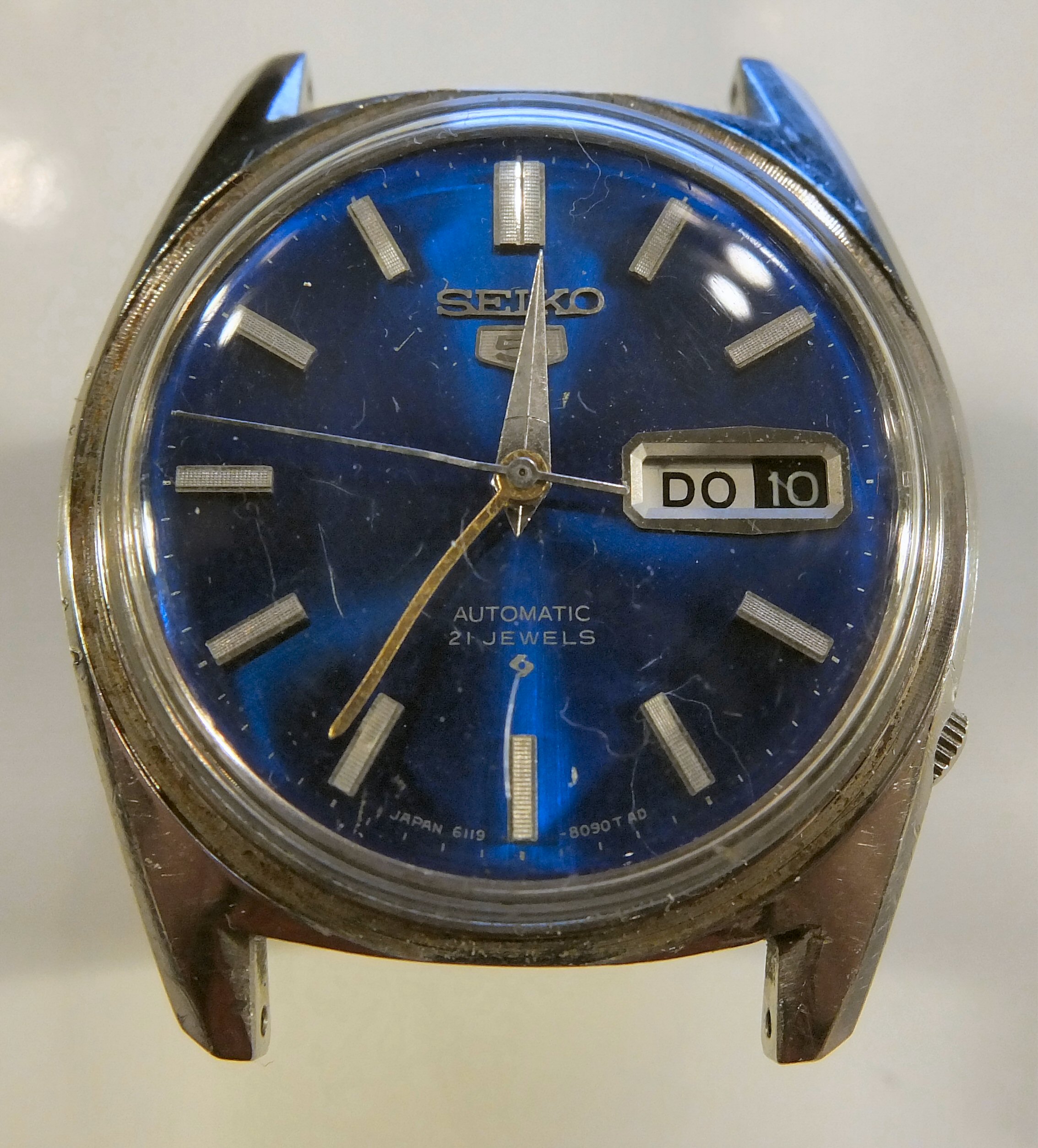 gezocht: bezel en wijzers voor een Seiko 5 6119-8093 - Horlogemarkt  (gezocht) - Horlogeforum.nl - het forum voor liefhebbers van horloges