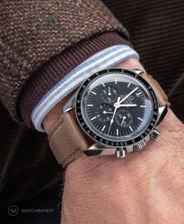 Watchbandit-khaki-Cordura-strap-Omega-Speedmaster-Professional-by-Swisswristshots-klein-270x328