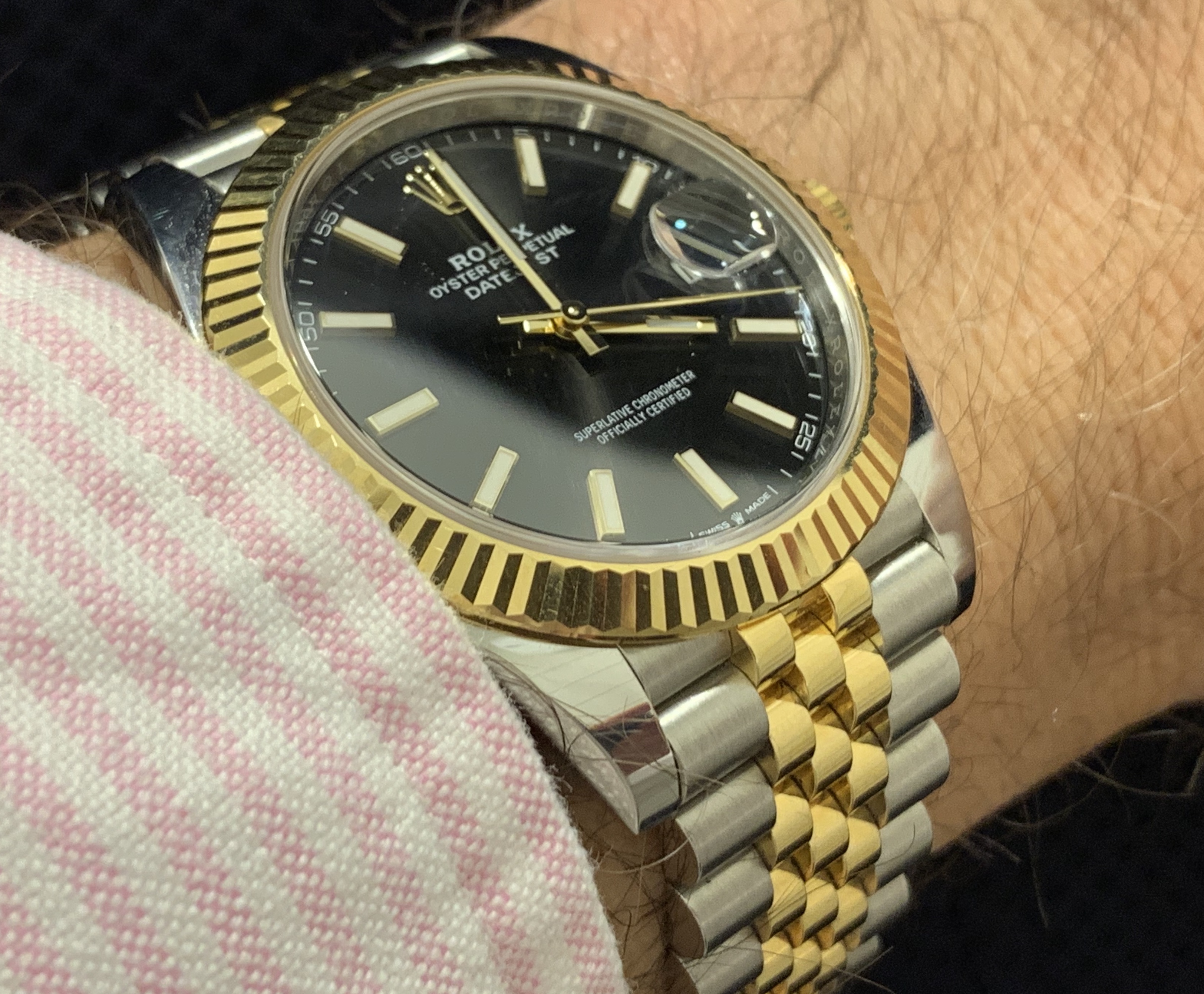 Rolex zwarte 2025 wijzerplaat