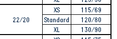 strapp length for tang type