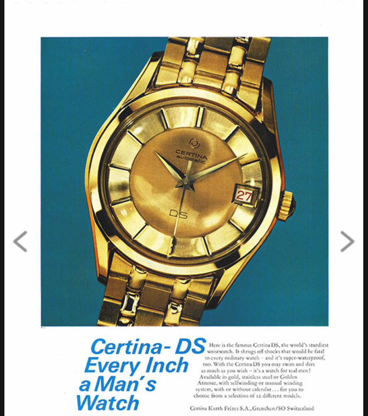 Certina horloge vintage online