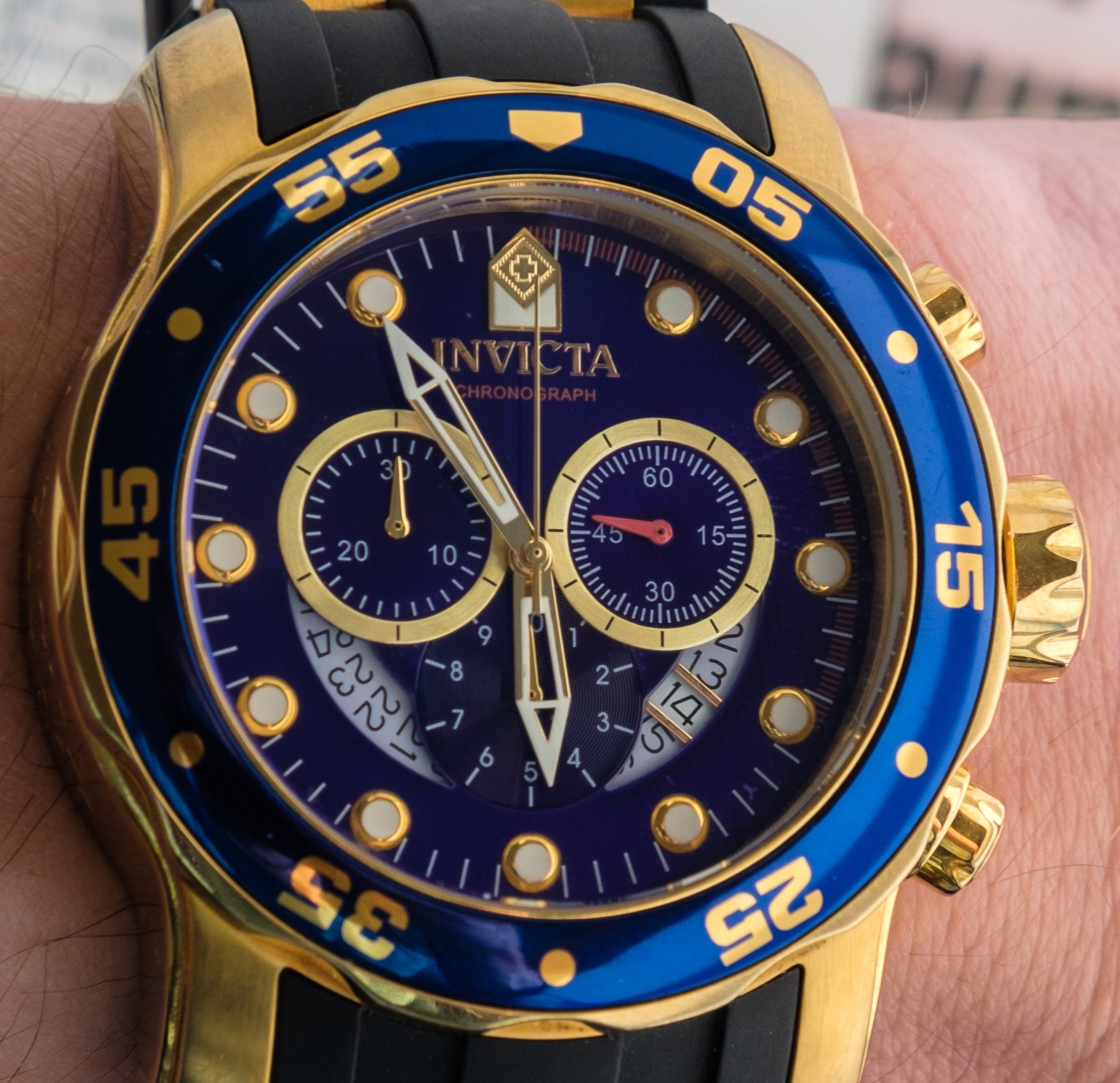 Candide s Watch Review Invicta 6983 Pro Diver Chronograph Algemene Horlogepraat Horlogeforum het forum voor liefhebbers van horloges