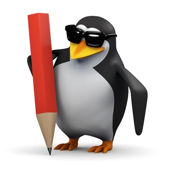Action-Writing-Penguin