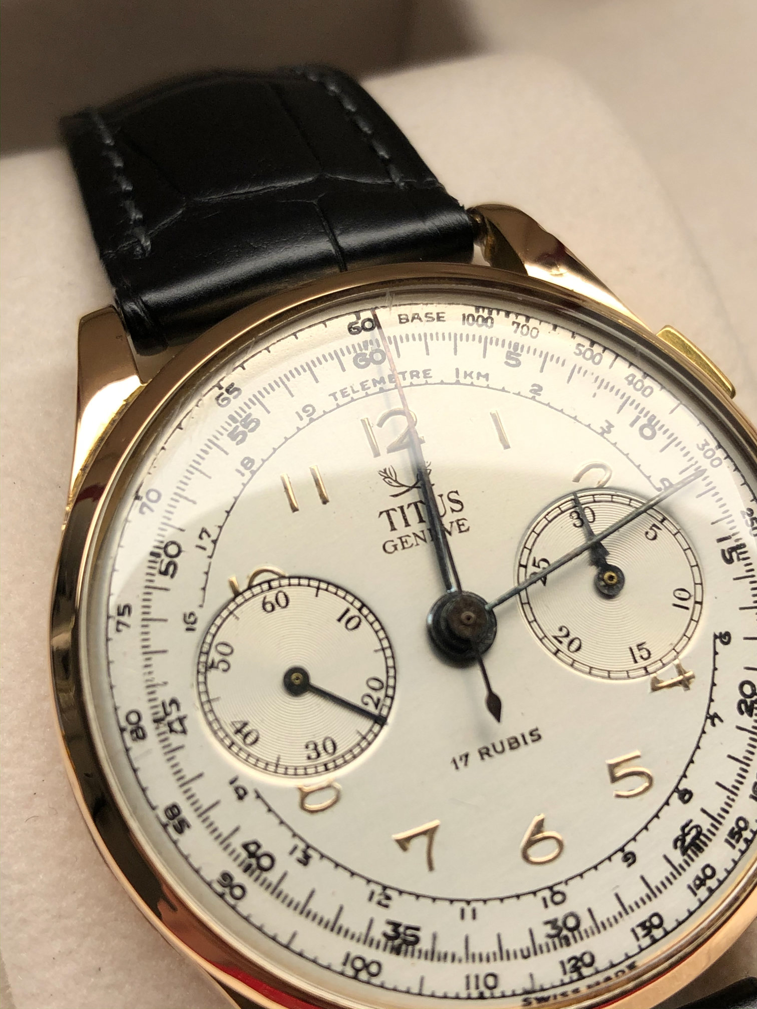 Titus Vintage Chronograph Rose Gold 29 9 51 Vintage Horlogeforum Horlogeforum het forum voor liefhebbers van horloges