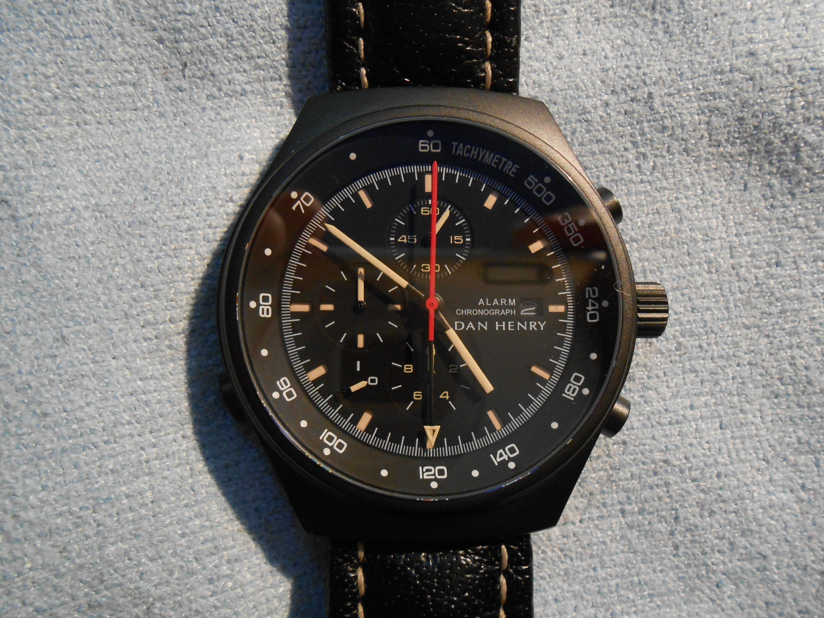 dan henry 1972 alarm chronograph