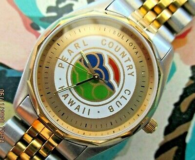 Beautbulova-Pearl-Country-Club-Hawaii-Gents-Vintwatchfab-Case-Amazing