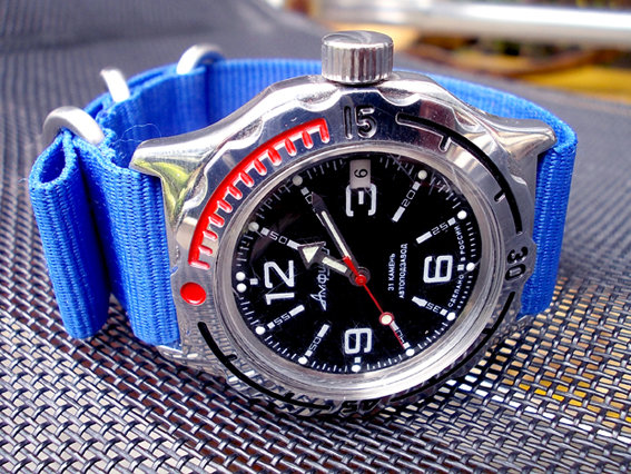 Vostok 100 Zulu blue