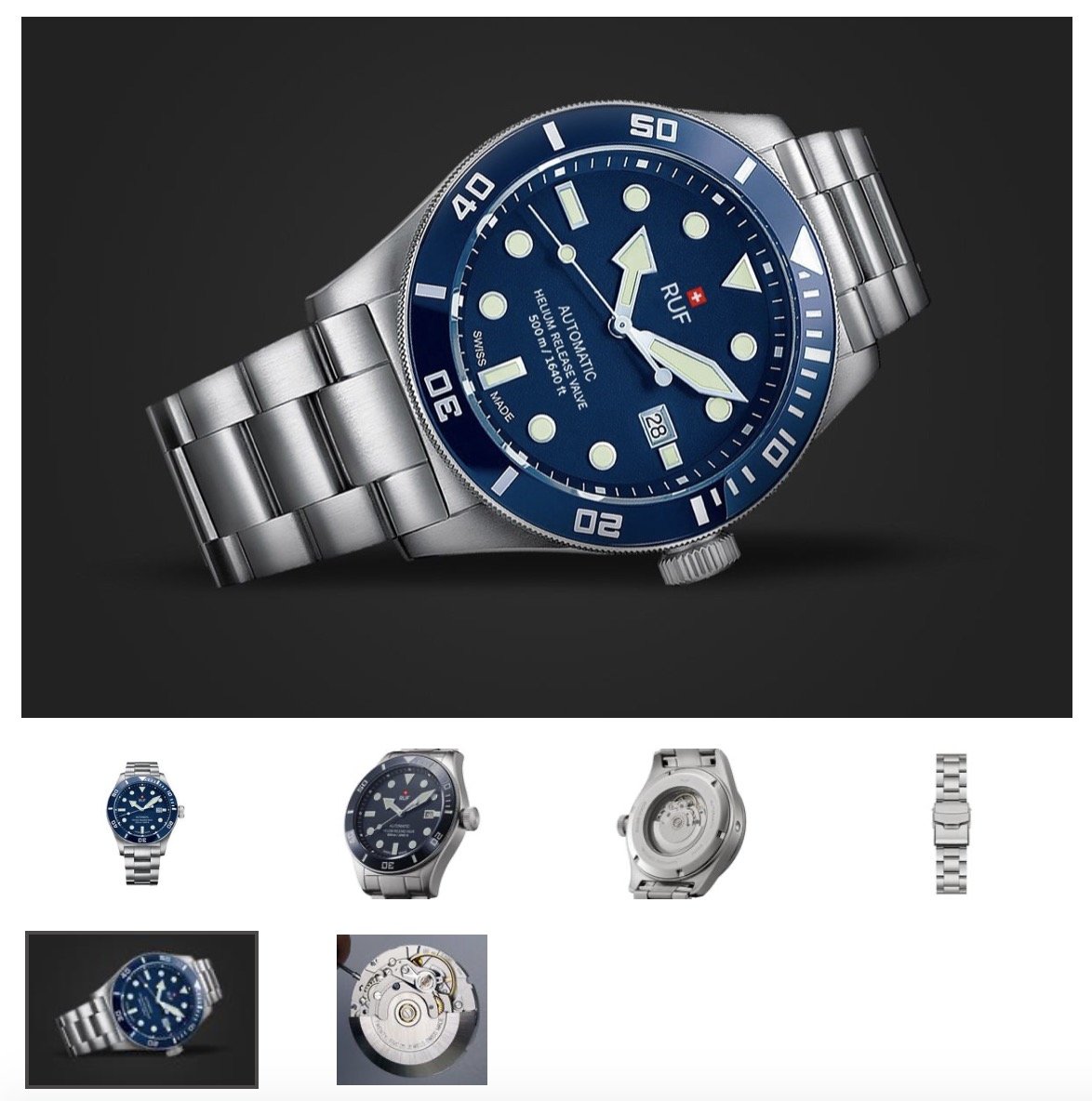 Ruf 500 sales diver automatic