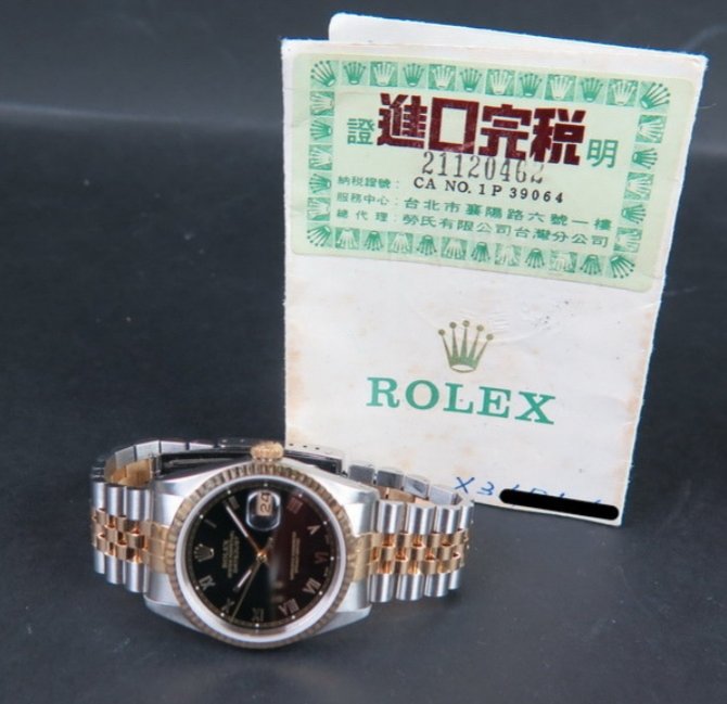 Rolex zonder online papieren