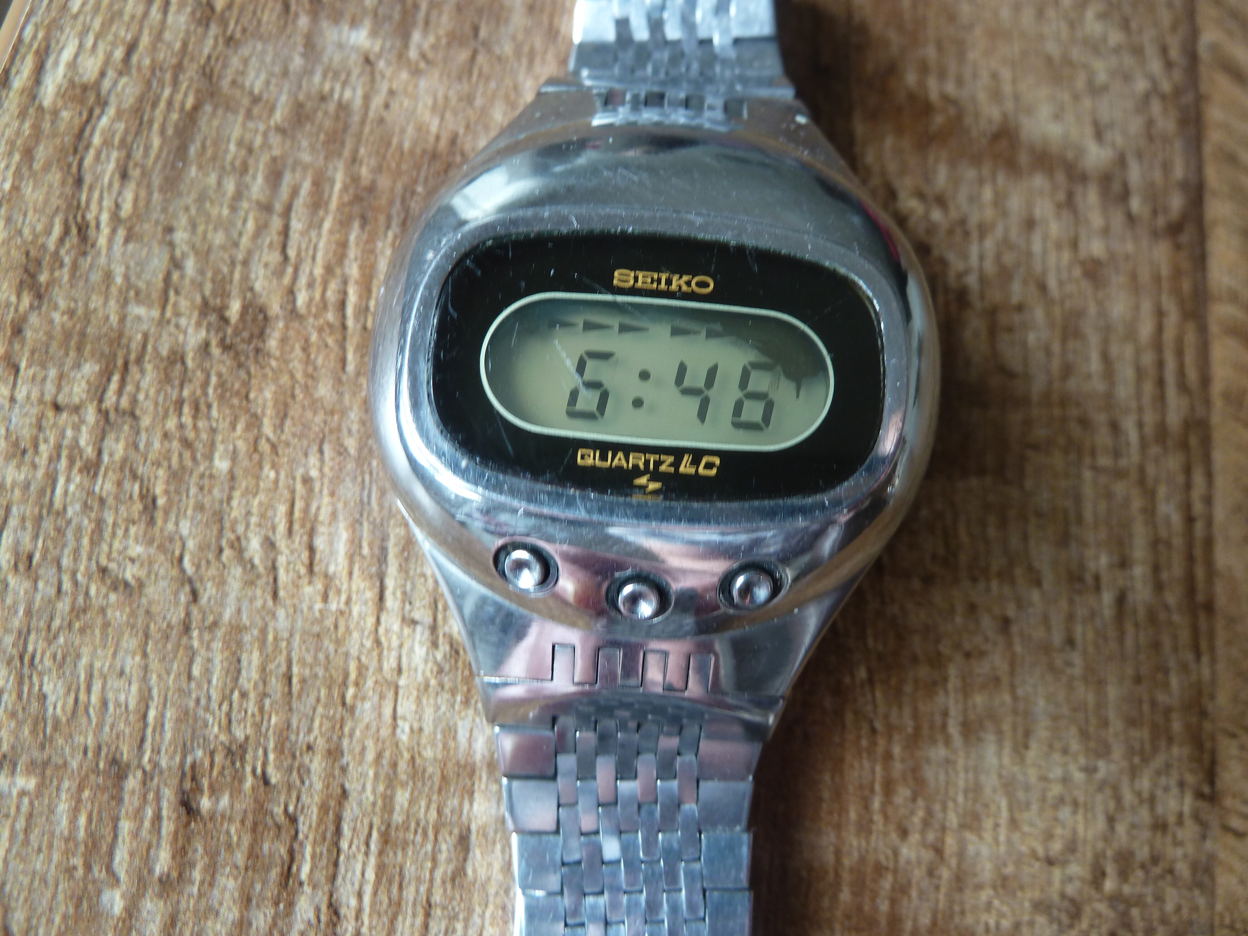 Seiko Quartz LC 0524-0010 05LCA uit 1974 - Vintage