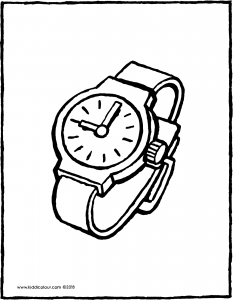 horloge-polshorloge-kleurplaat-kleurprent-tekening-01V-233x300