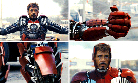 iron man suit up gif