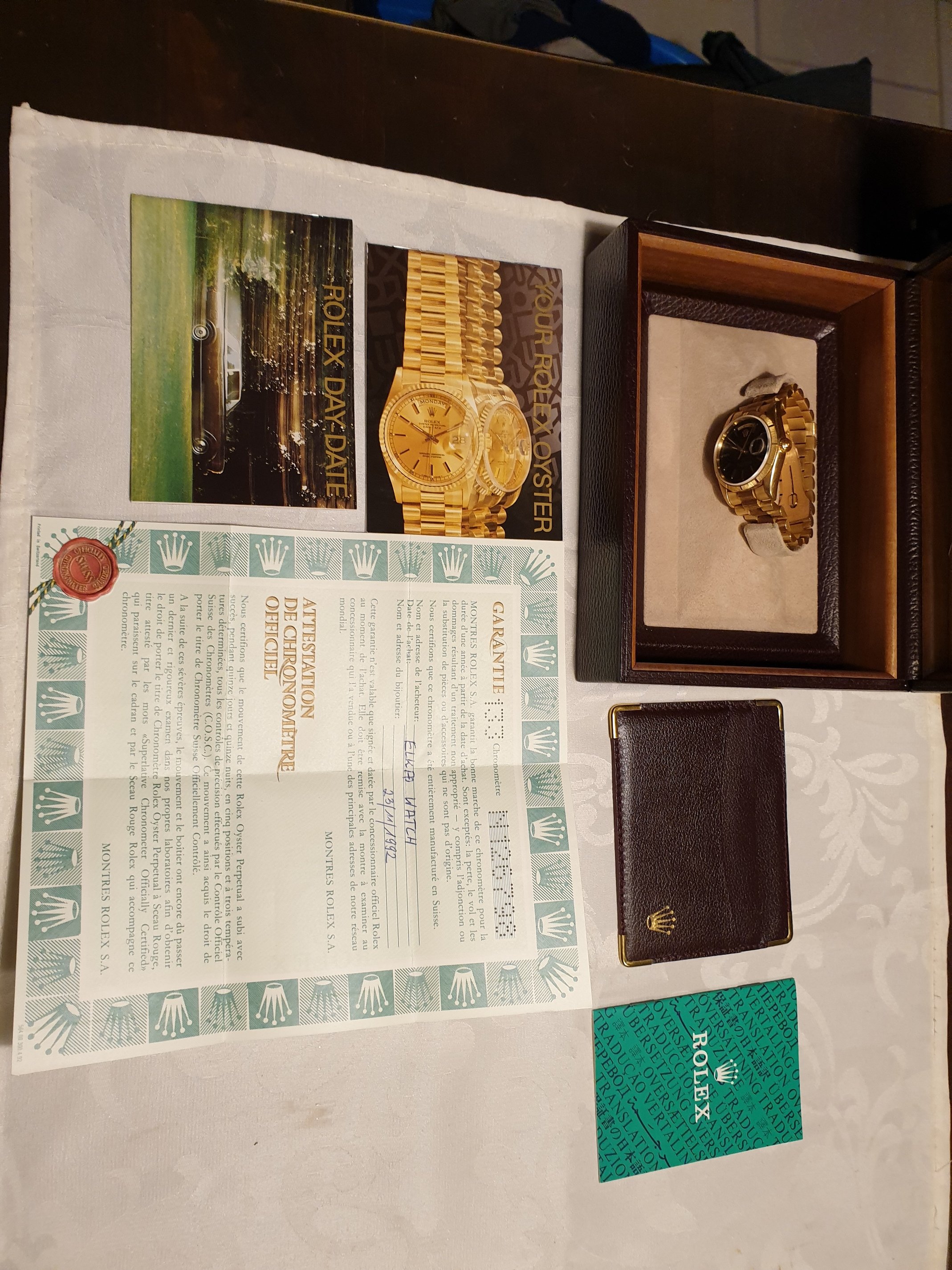 Waarde Rolex 18248 - Vragen over echtheid, type, waarde etc -  Horlogeforum.nl - het forum voor liefhebbers van horloges