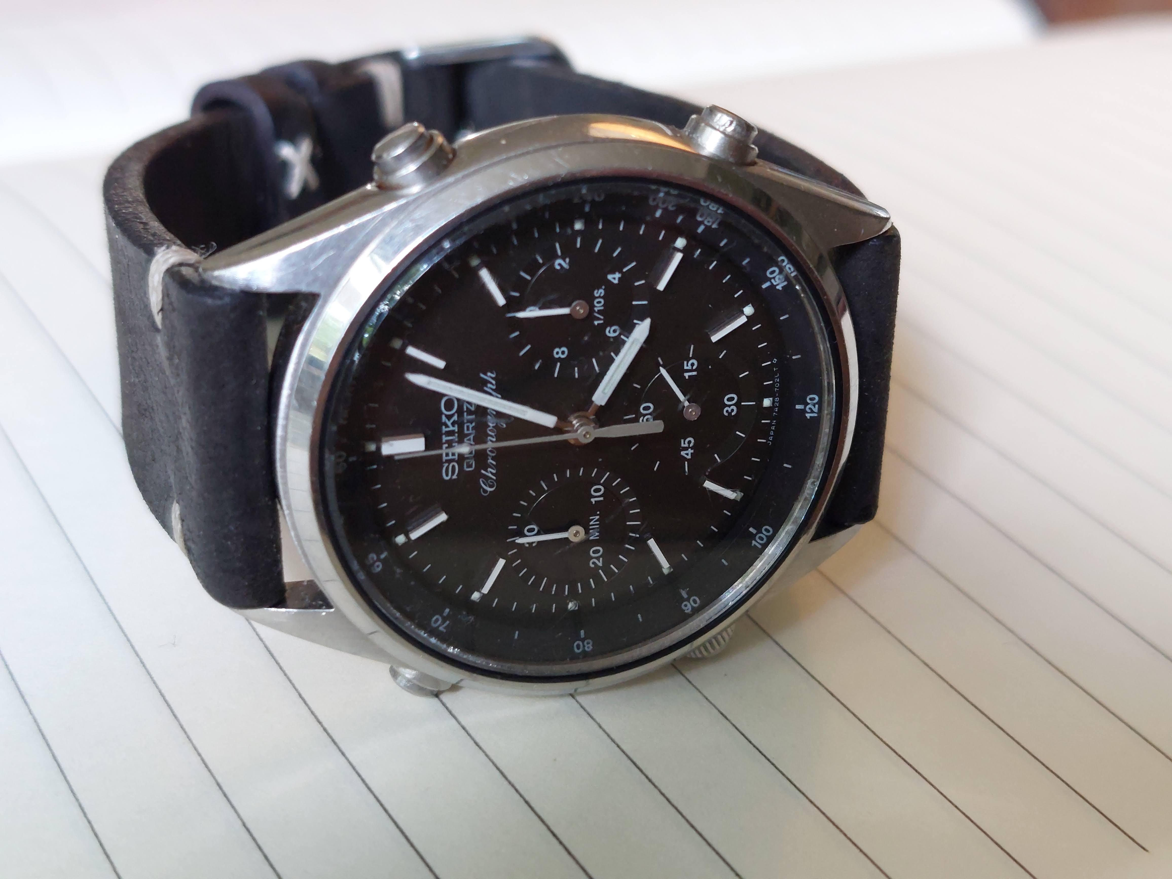 Seiko Vintage 7A28-702A James Bond (black) In Great Condition For €780 For  Sale From A Private Seller On Chrono24 