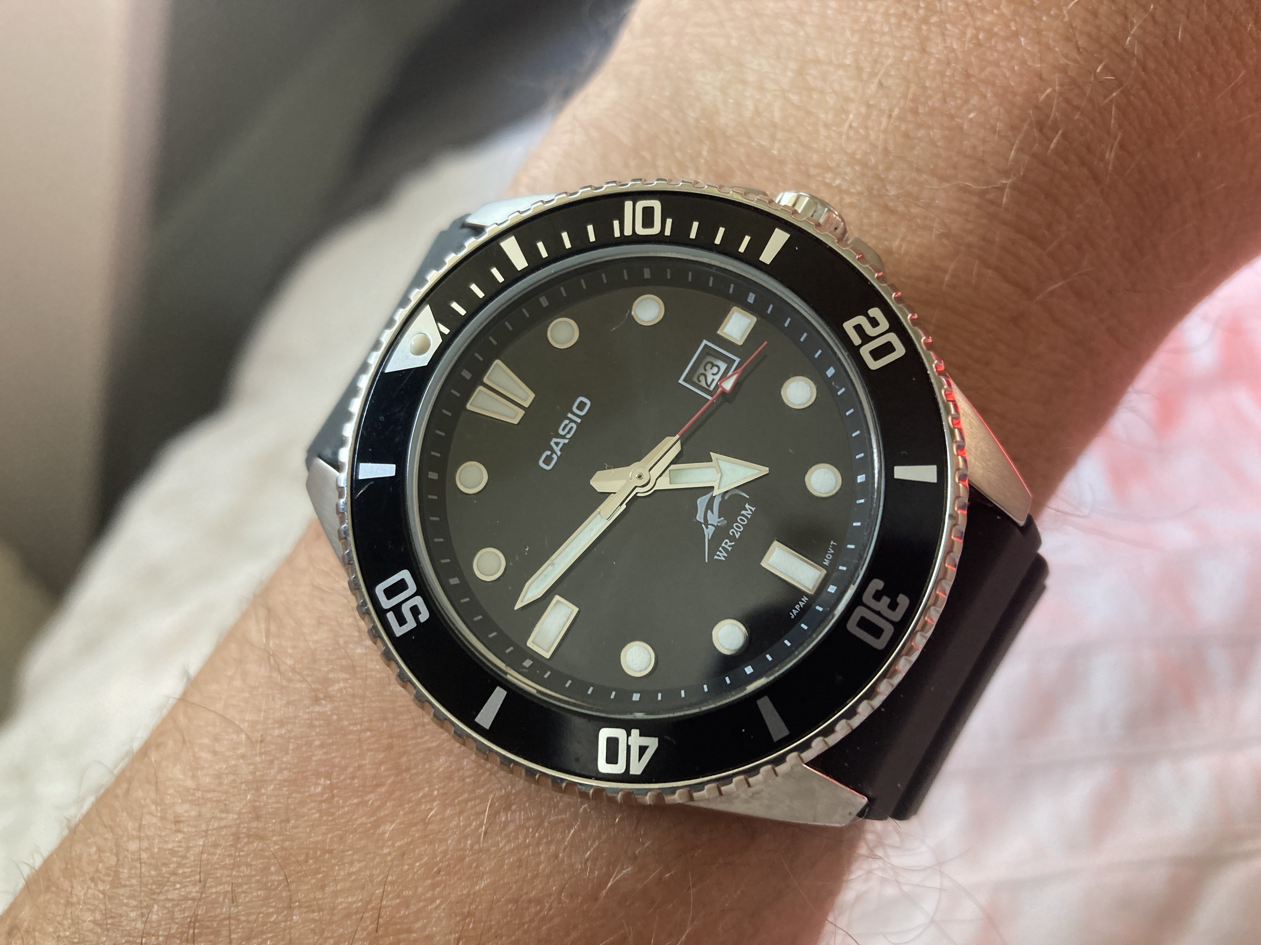 Vierkant horloge zwart lederen band-quartz horloge - Blingdings