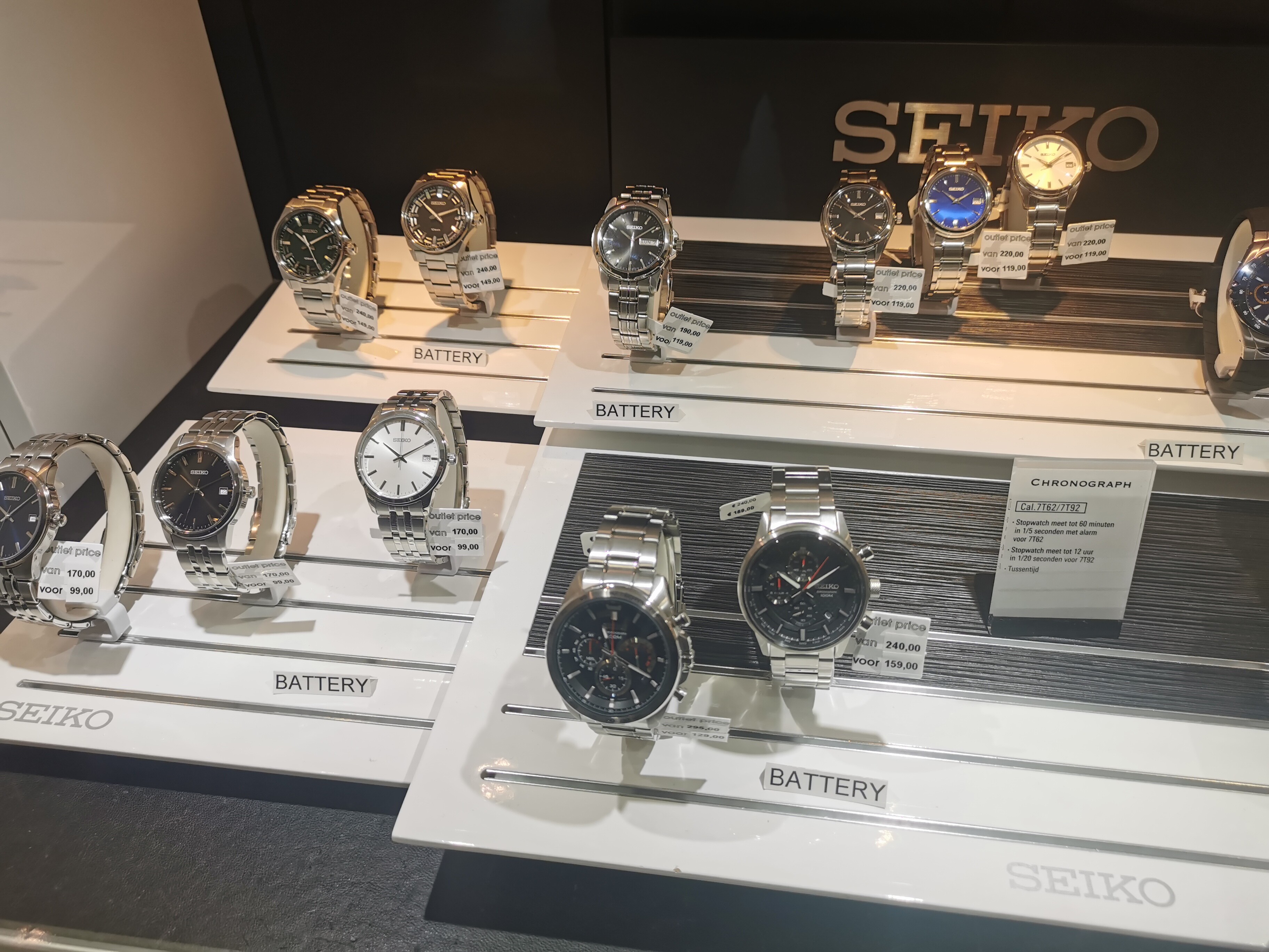 Horloge shop winkel roermond