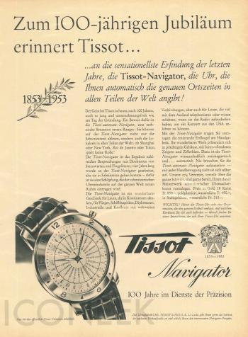 tissot world time low advert