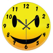 smiley clock