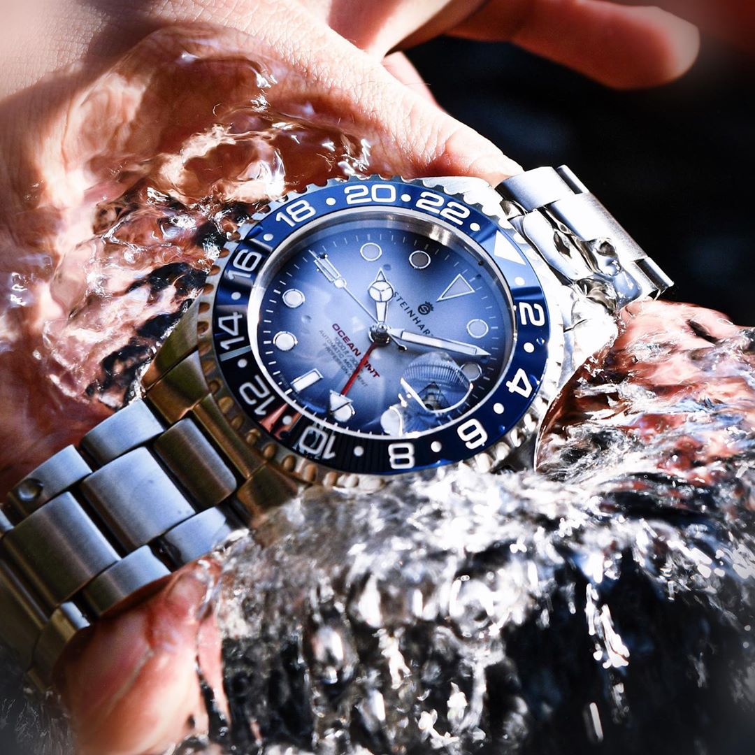 Steinhart ocean one premium blue ceramic sale