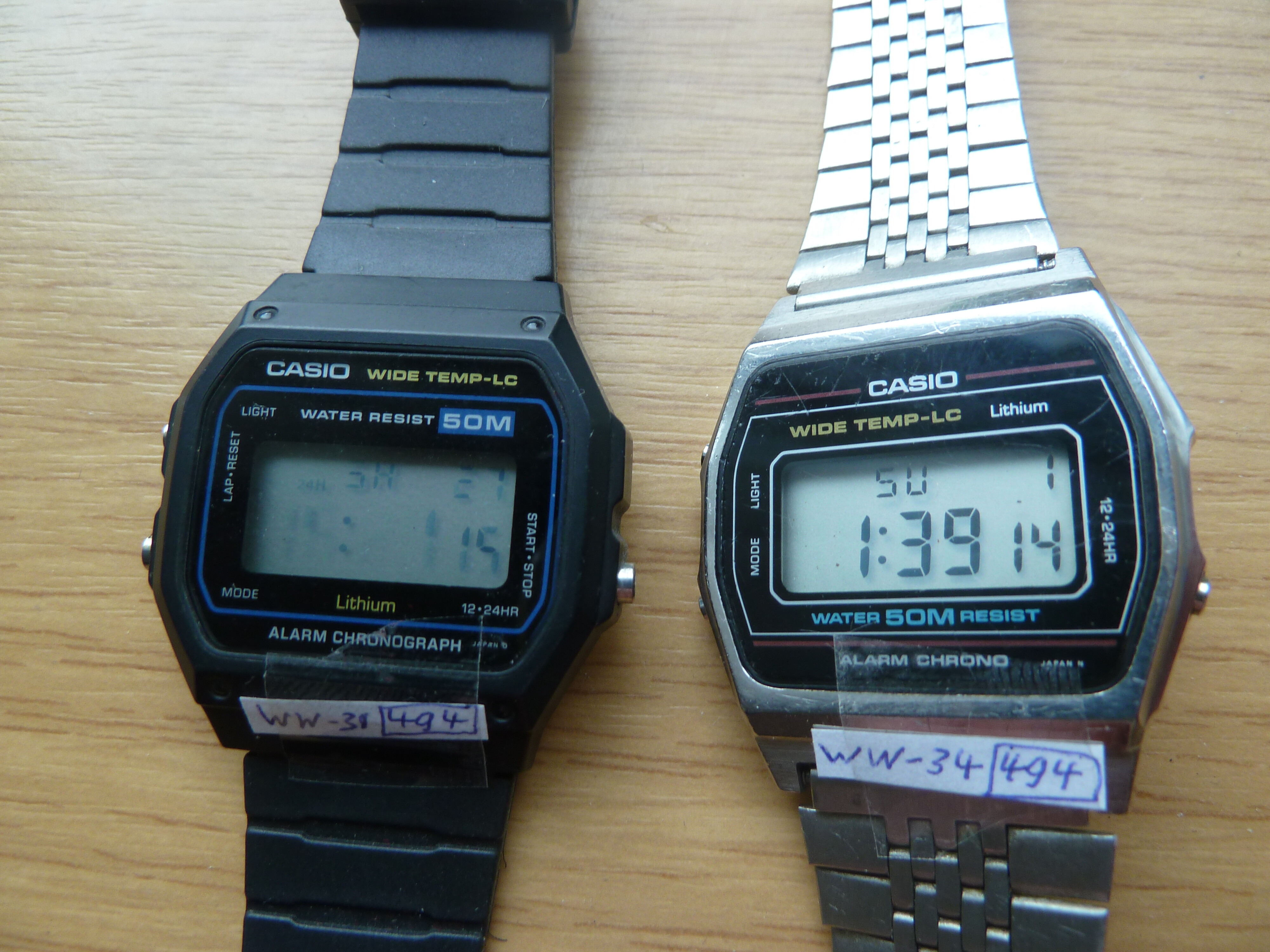 Casio Verzameling jaren 