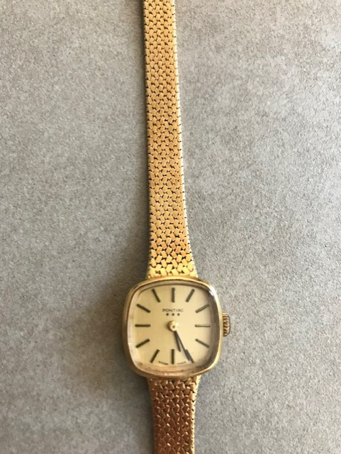 Horlogeforum Pontiac Gouden Dameshorloge Pontiac Gouden Dameshorloge