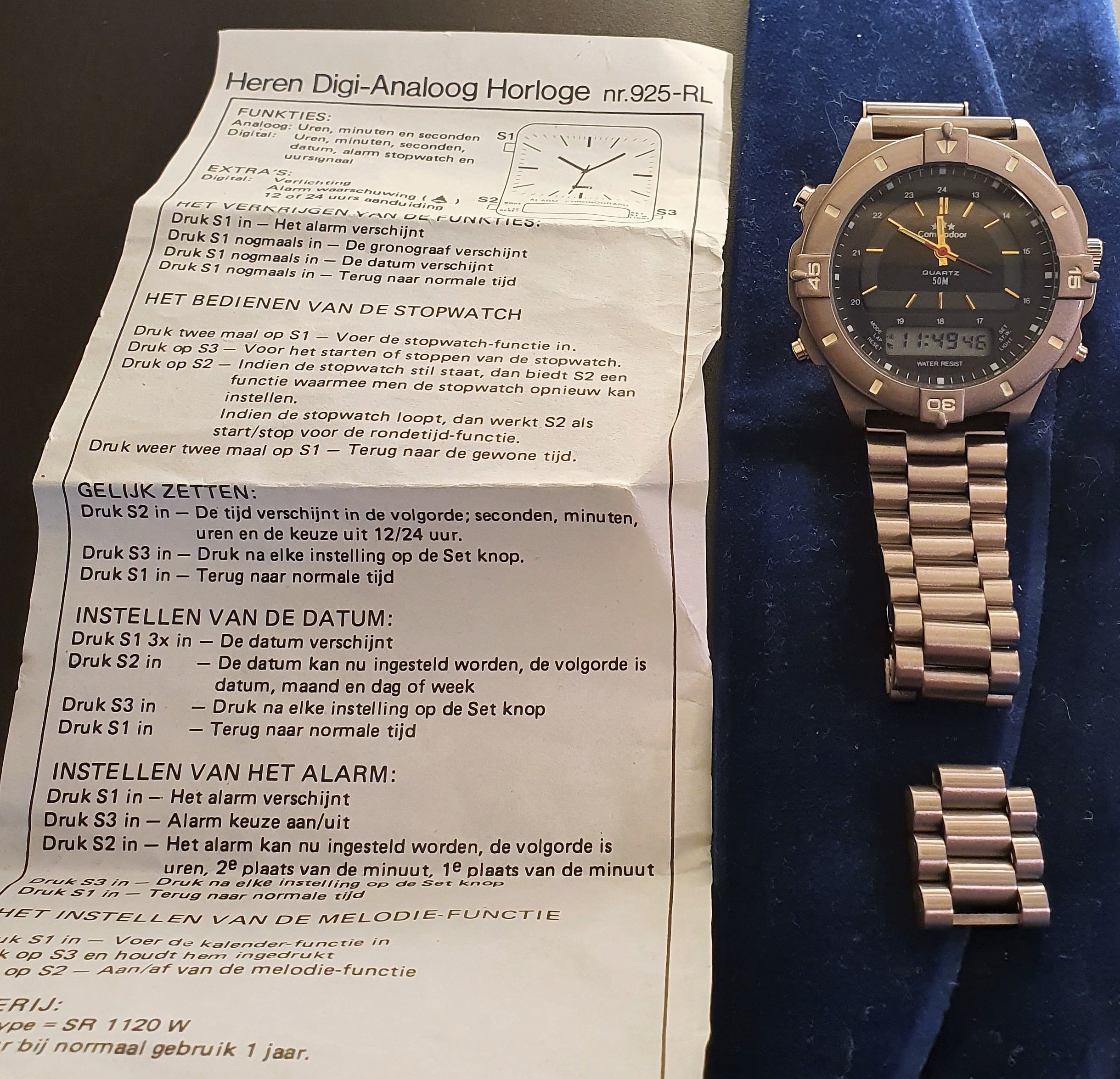 Commodoor quartz horloge sales