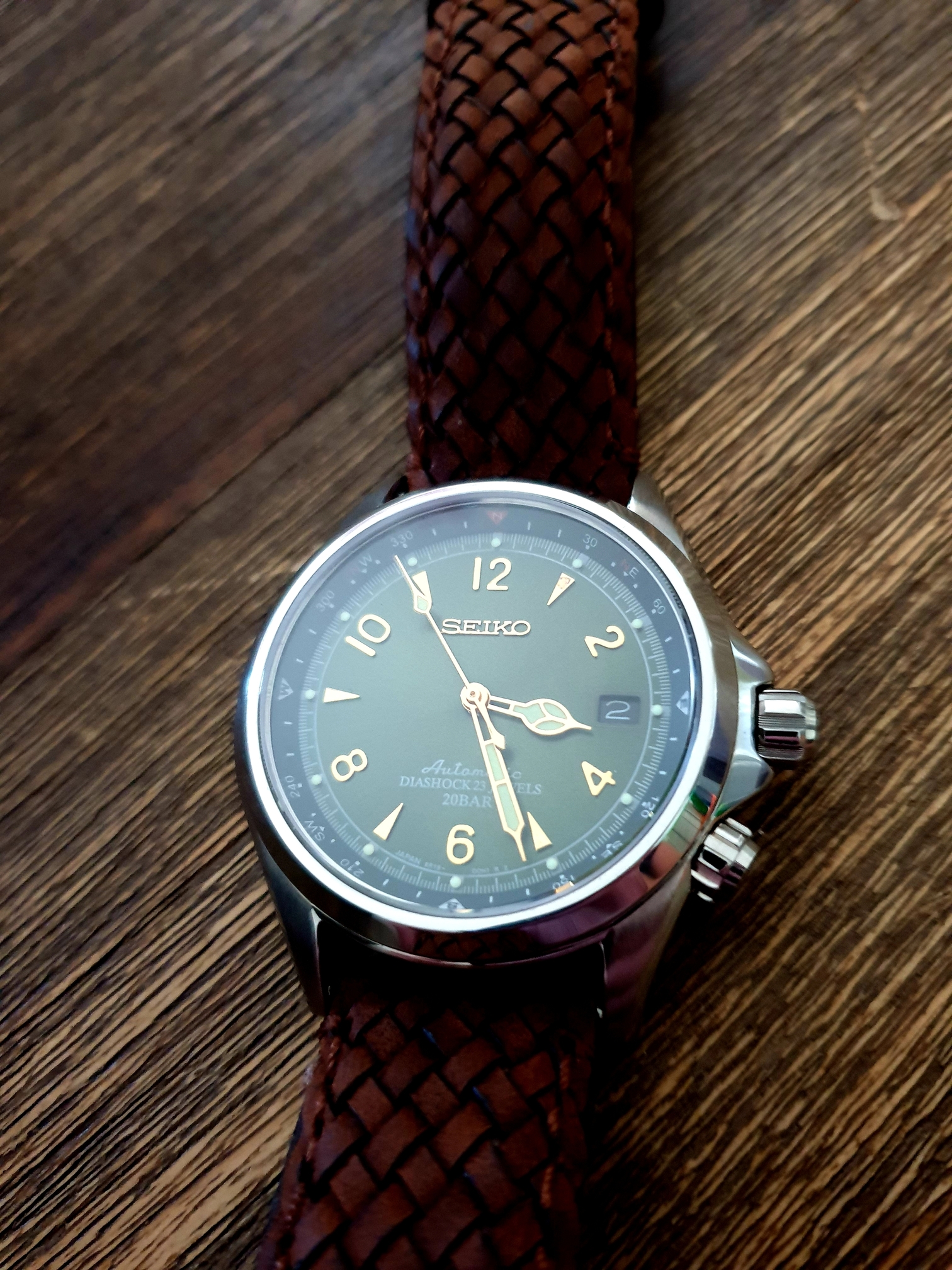 Horloge als kompas online