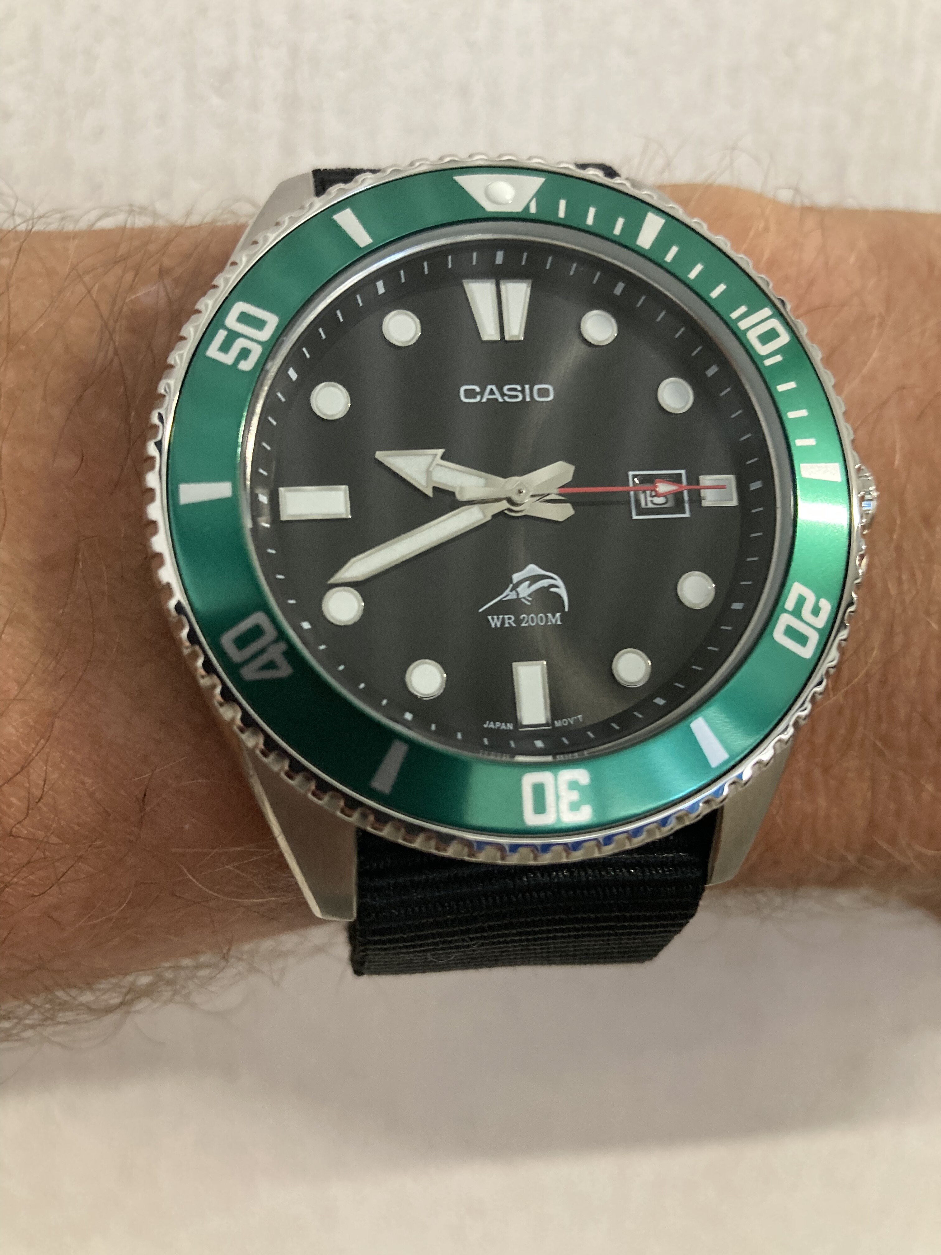 Casio groen discount