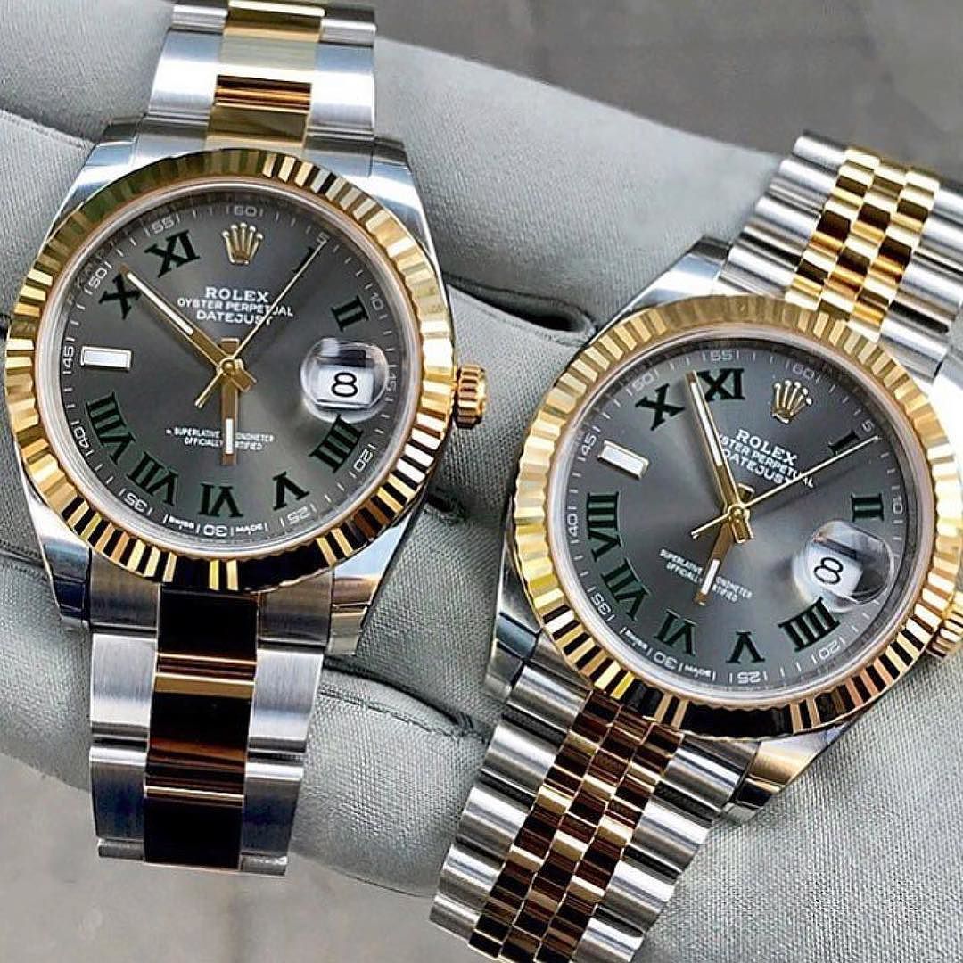 Rolex Datejust 41 Two Tone Wimbledon dial - Rolex only ...